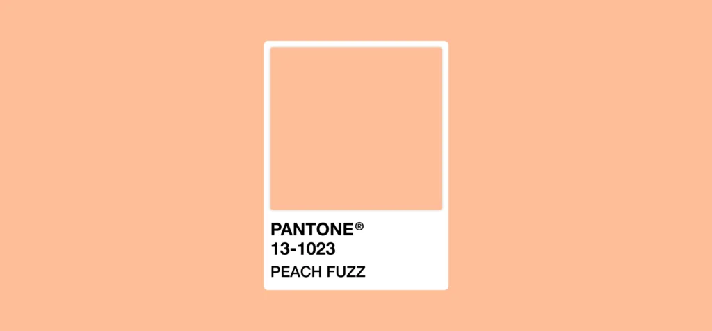 pantone color 2024 peach fuzz